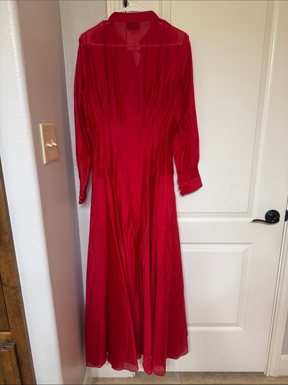Tuckernuck Red Organza Marbella Dress - Picture 4 of 5